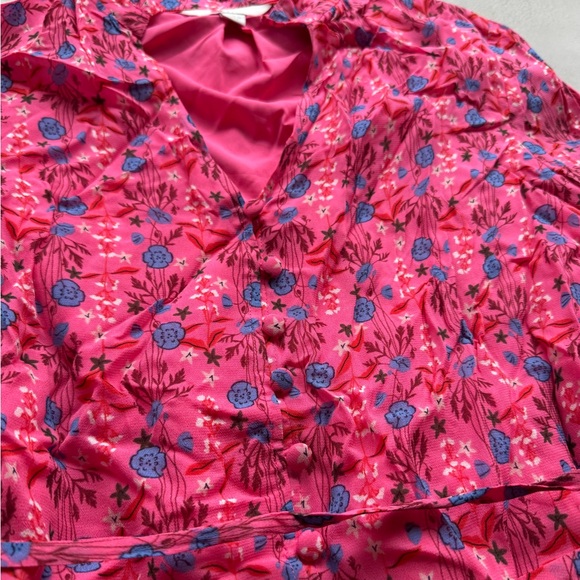 Boden chiffon style waist tie dress - Picture 3 of 7